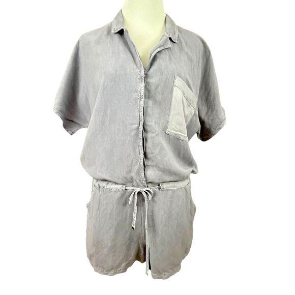 Young Fabulous & Broke Pale Lavender Utility Romper L - Picture 1 of 8